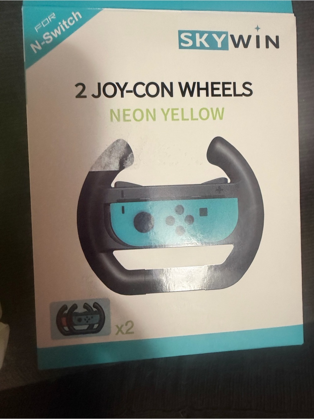 Skywin 2 Neon Yellow Joy-Con Wheels